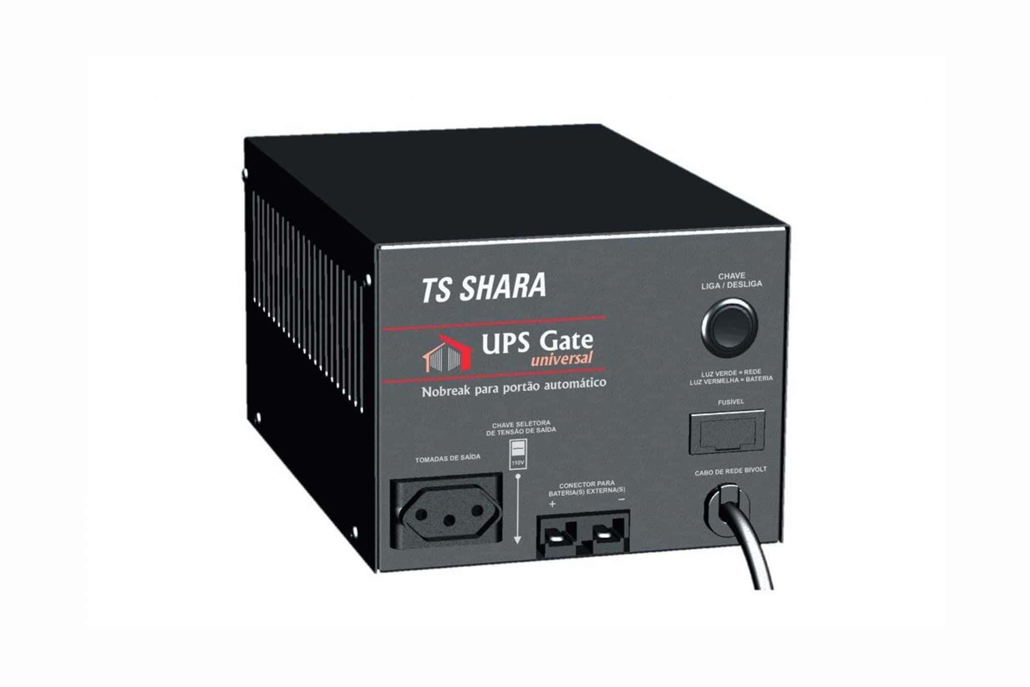 Nobreaks TS Shara UPS Gate Universal   e UPS Gate+ Universal foram desenvolvidos para atender qualquer demanda em automação de portões automáticos.