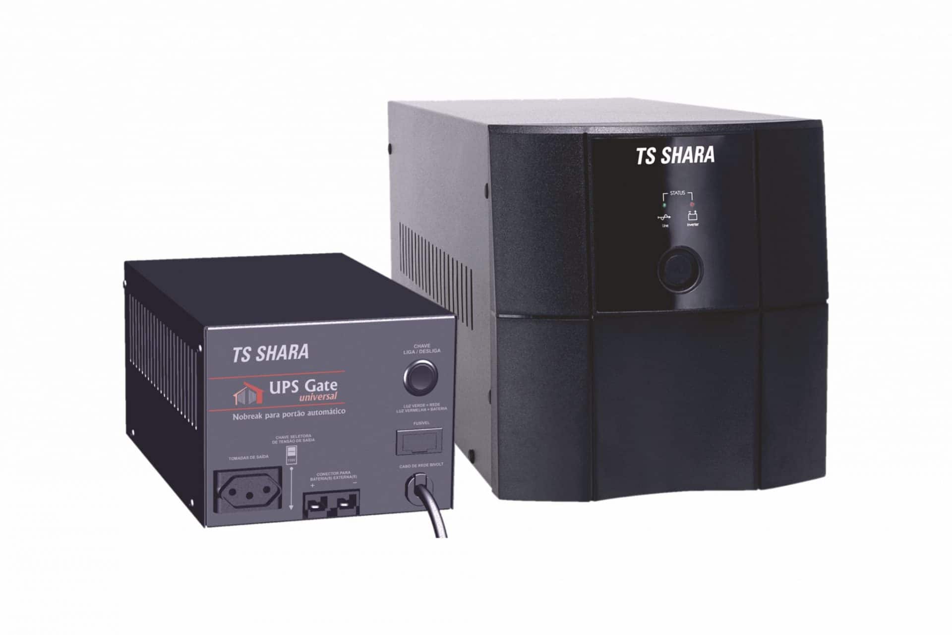 Nobreaks TS Shara UPS Gate Universal  e UPS Gate+ Universal foram desenvolvidos para atender qualquer demanda em automação de portões automáticos.